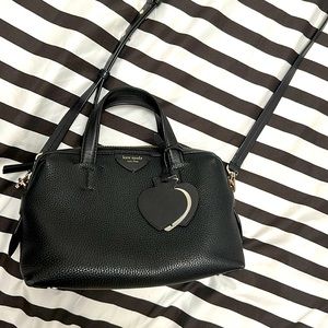 Kate Spade Taffie Pebbled Leather Satchel Bag